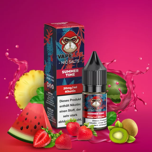 VapeApe Nic Salt Liquid 20mg - Summertime 