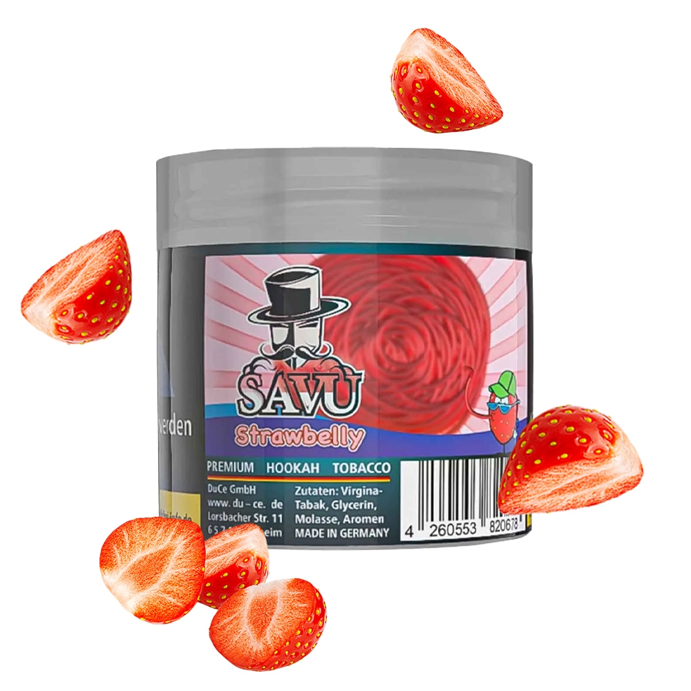 Savu Premium Tobacco 25g - Strawbelly