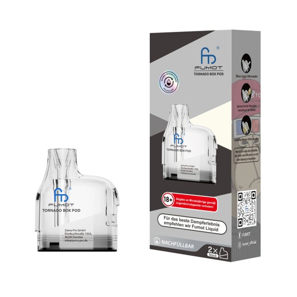 RandM Tornado Box Refillable Pod - 10ml (2 Stk.)