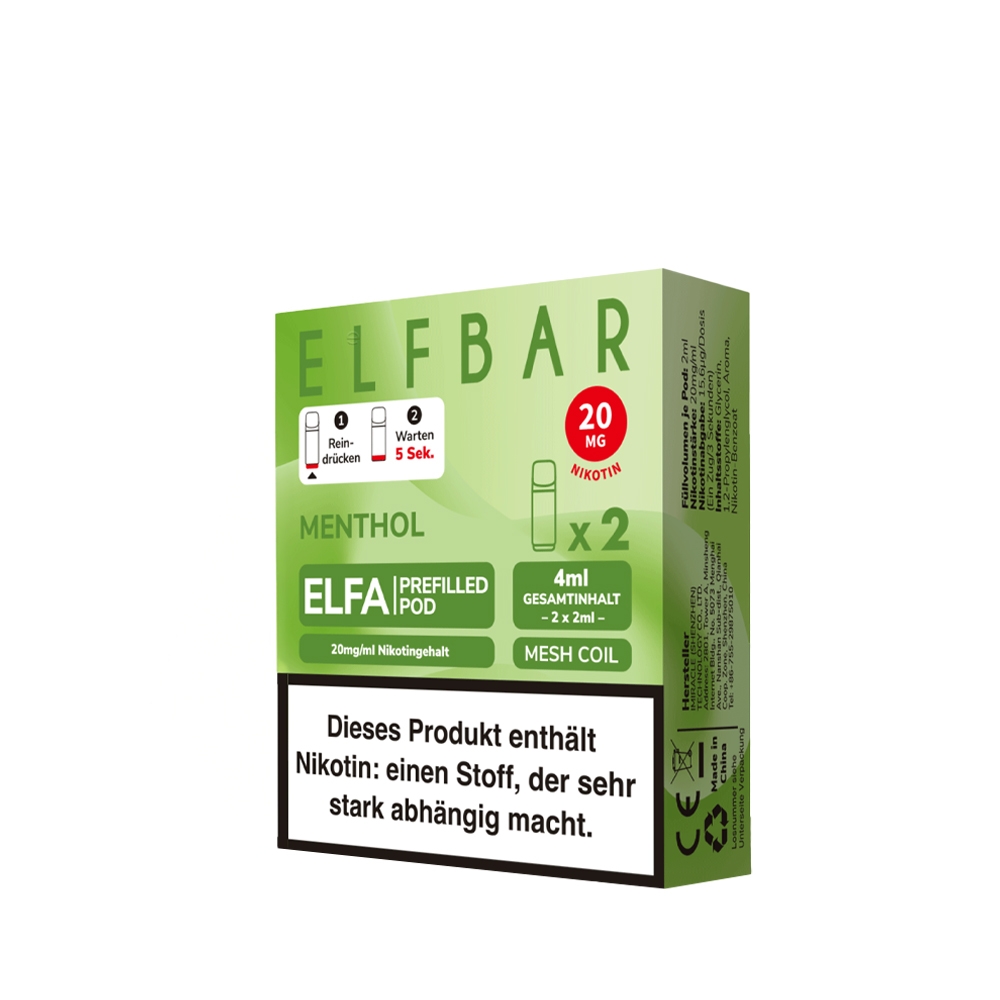 Elfbar ELFA POD (2stk) - Menthol 20mg