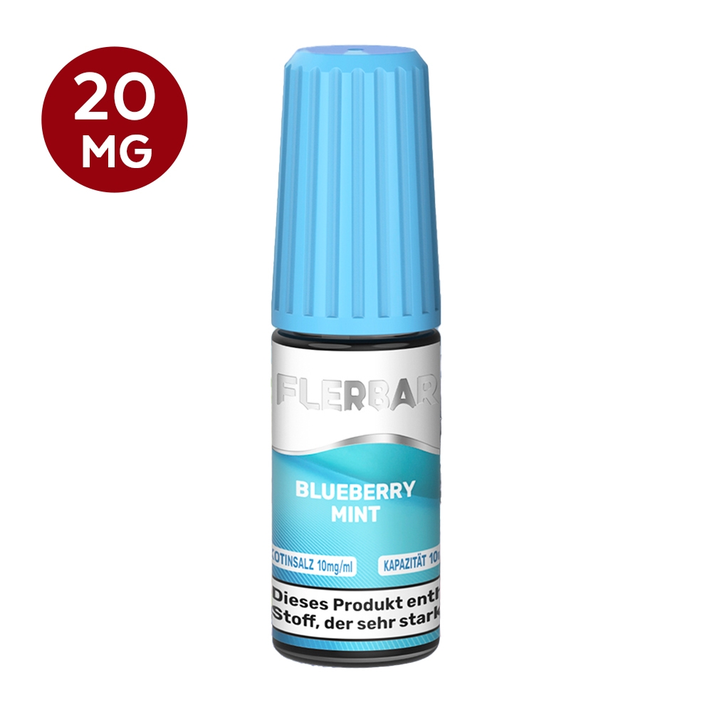 Flerbar E-Liquid 20mg  - Blueberry Mint 