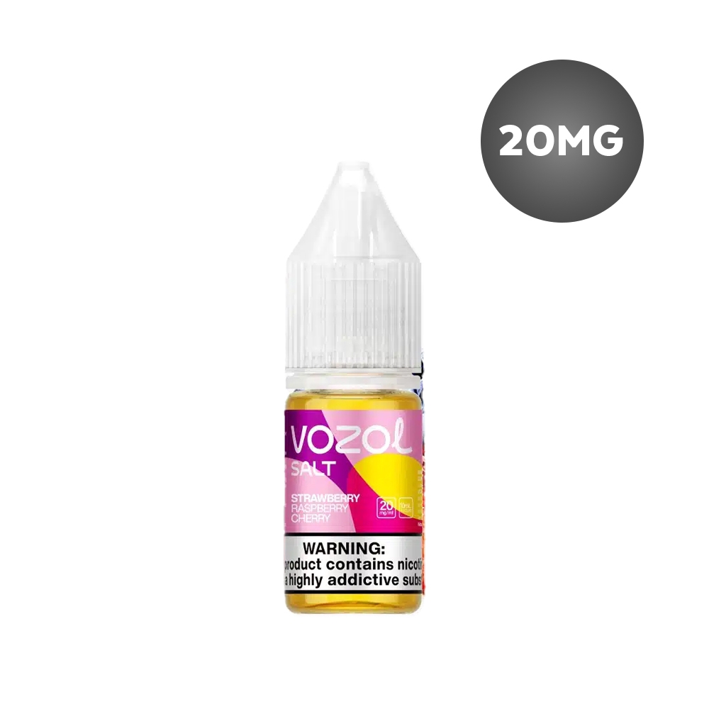 Vozol Liquid Nic Salt 20mg - Strawberry Raspberry Cherry