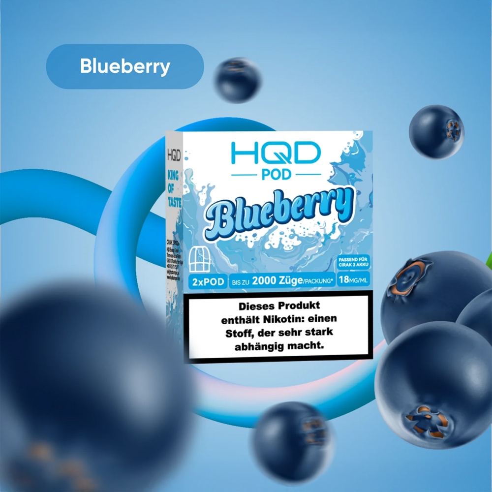 HQD Cirak 2 - Blueberry - Pod (2er Pack)