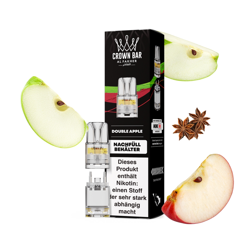 Al Fakher Mini Pods 3000 - Double Apple