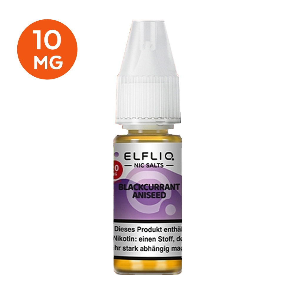 ELFLIQ Nikotinsalz Liquid 10mg - Blackcurrant Aniseed