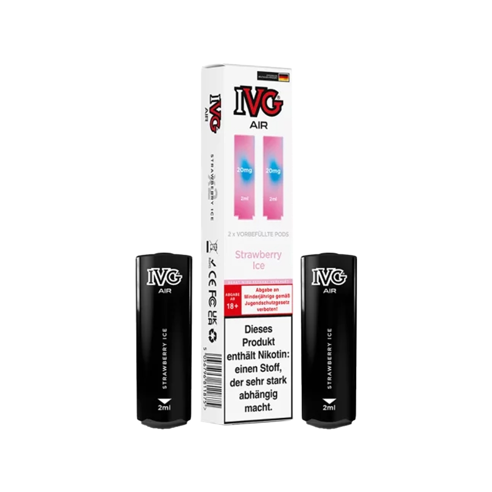IVG AIR 2 in 1 POD (2er Pack) - Strawberry Ice 20mg