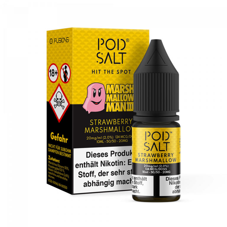 POD SALT Fusion Liquid 20mg - Strawberry Marshmallow