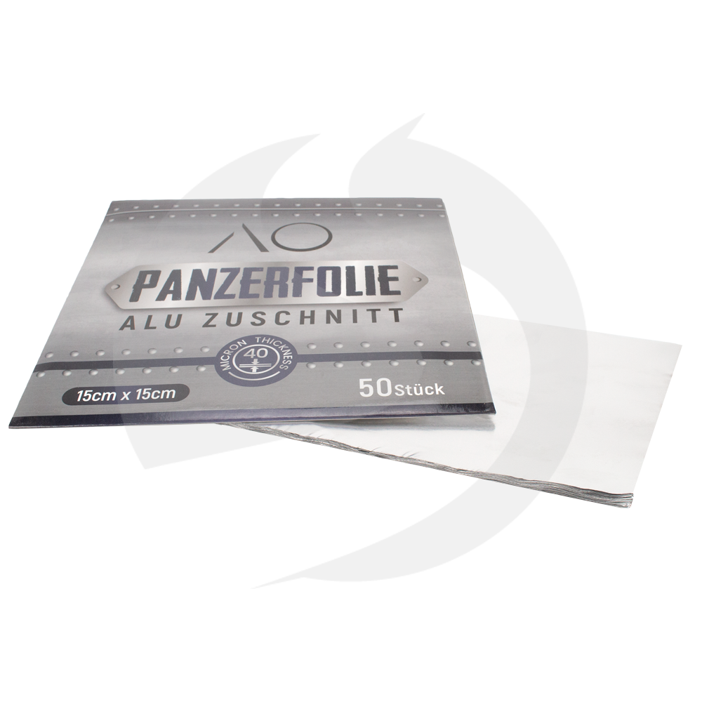 AO Alu Panzerfolie Zuschnitt 15x15cm