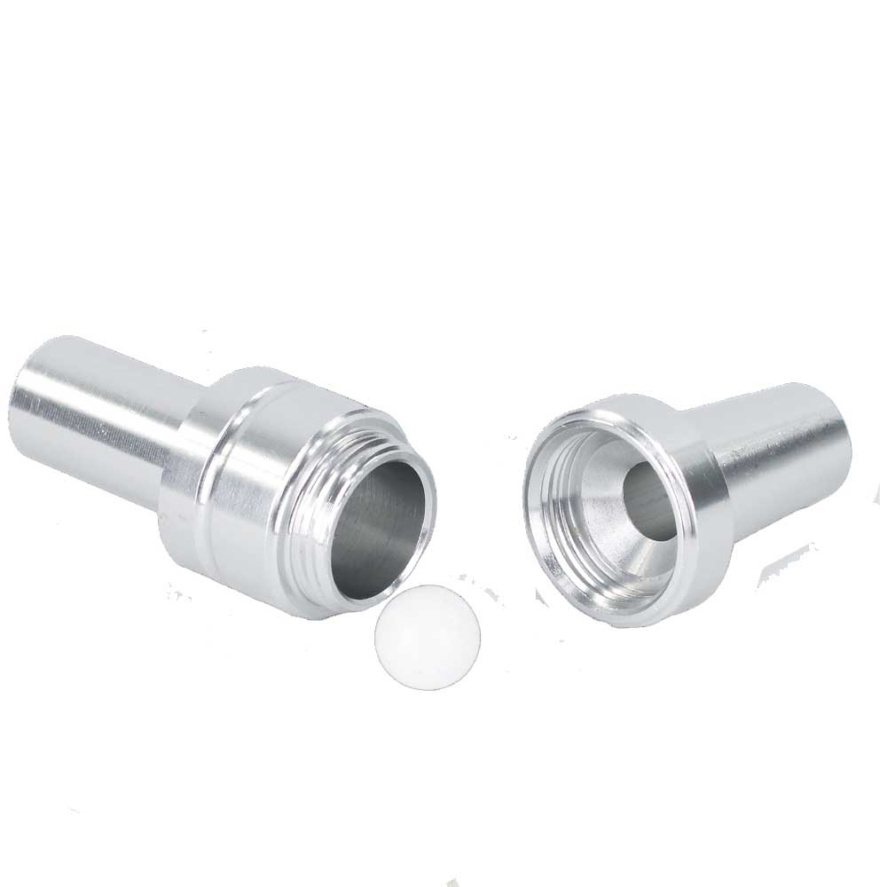 Amy Aluminium Schlauchadapter - Chrome