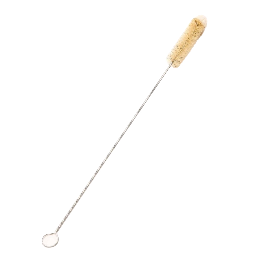 AO Rauchsäulenbürste 40cm (Ø=20mm) mit Wollkopf Weiß