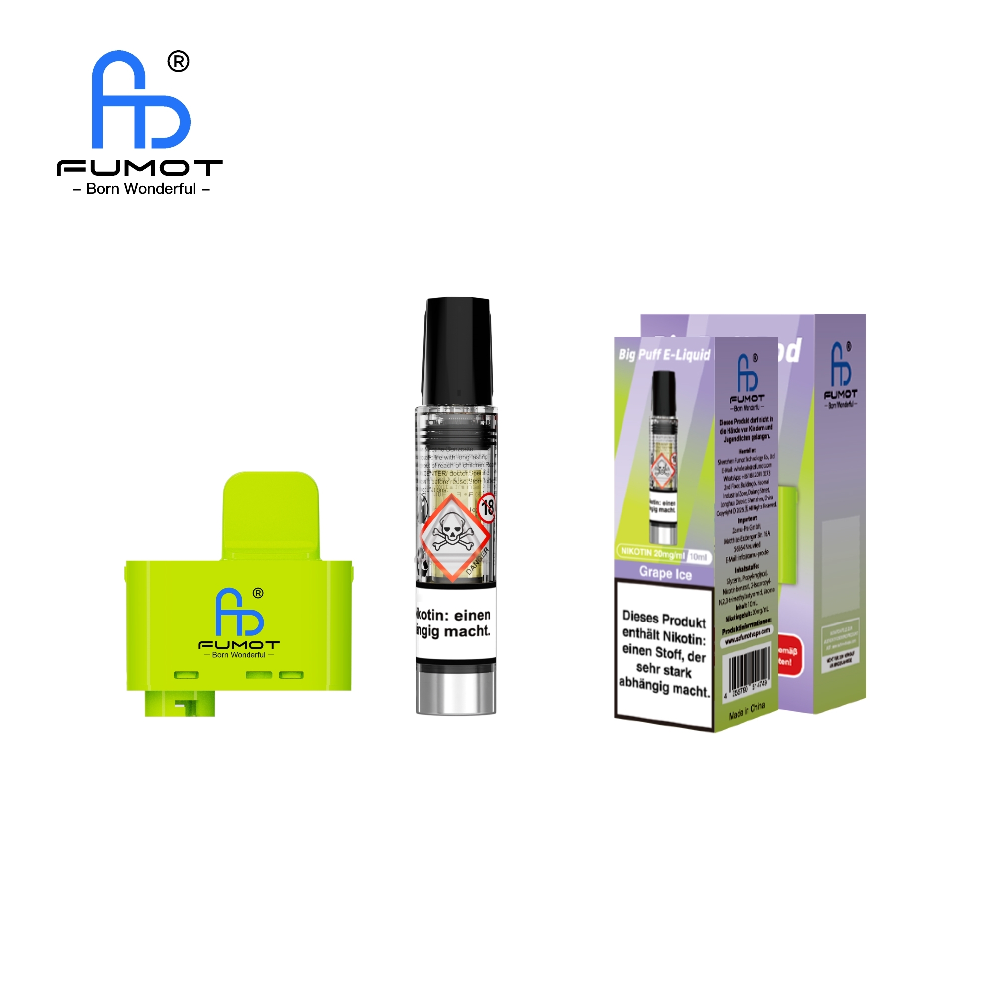 RandM Tornado Big Puff Pod Set - Grape Ice