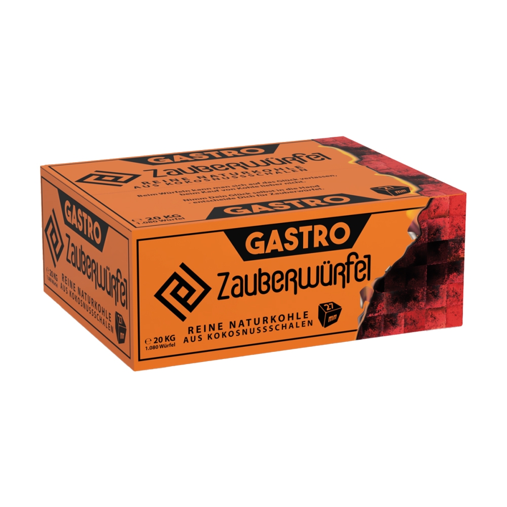 Zauberwürfel Naturkohle 27mm 20kg Gastro