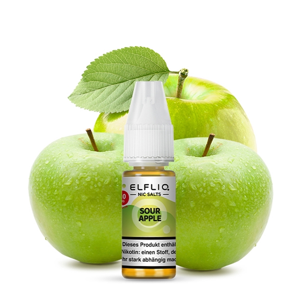 ELFLIQ Nikotinsalz Liquid 20mg - Sour Apple