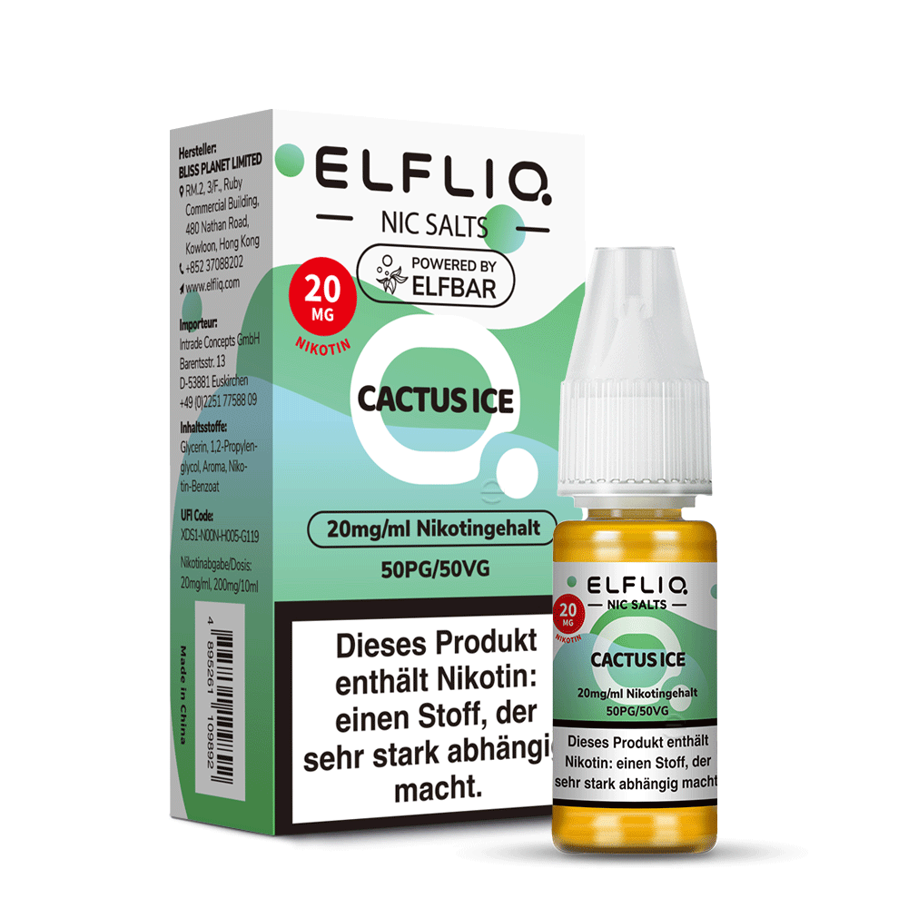 ELFLIQ Nikotinsalz Liquid 20mg - Cactus Ice