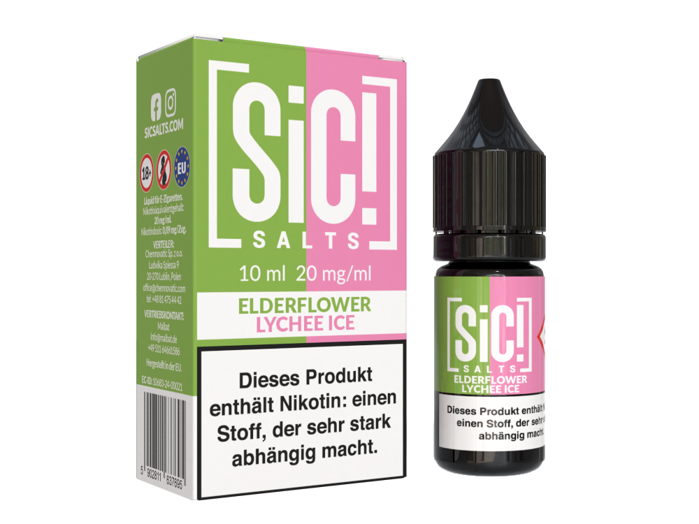 Sic! Salts Liquid 20mg - Eldenflower Lychee Ice
