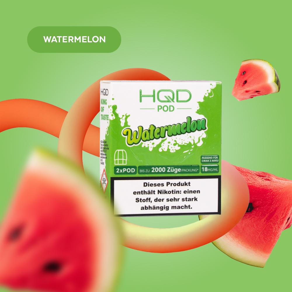 HQD Cirak 2 - Watermelon - Pod (2er Pack)