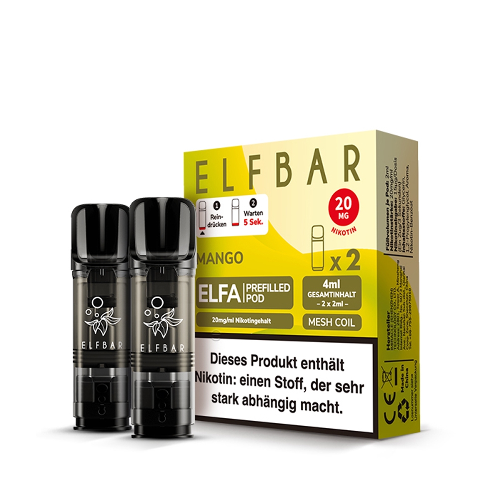 Elfbar ELFA POD (2stk) - Mango 20mg