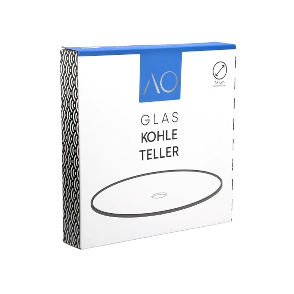 AO Glas-Kohleteller - Rose Gold