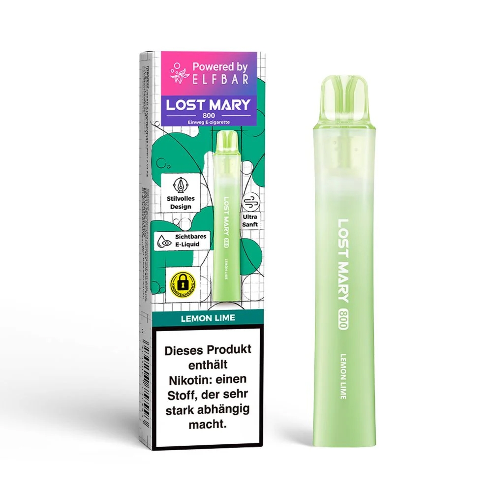 Elfbar Lost Mary LM800 E-Shisha 20mg - Lemon Lime 