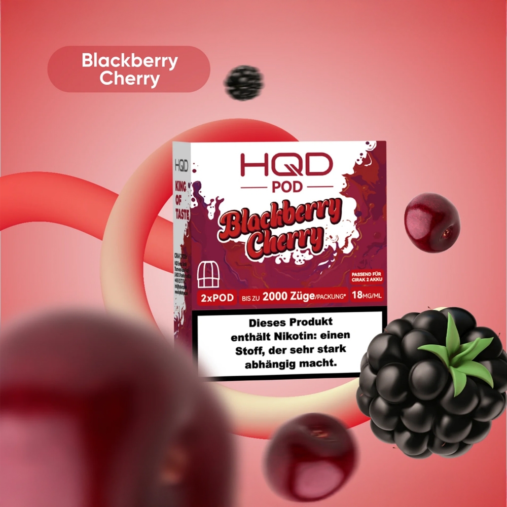 HQD Cirak 2 - Blackberry Cherry - Pod (2er Pack)