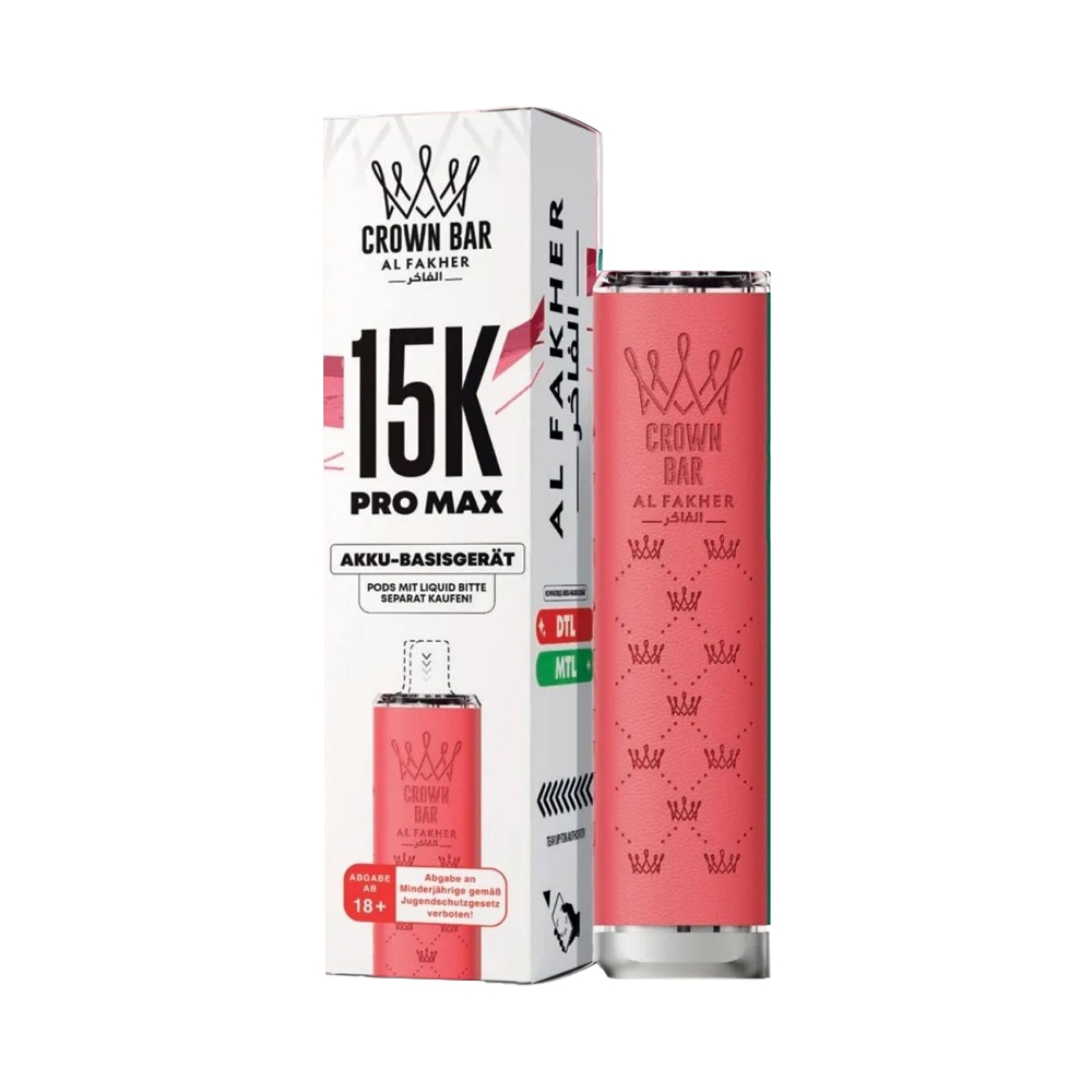 Al Fakher 15K Pro Max Basisgerät - Pink