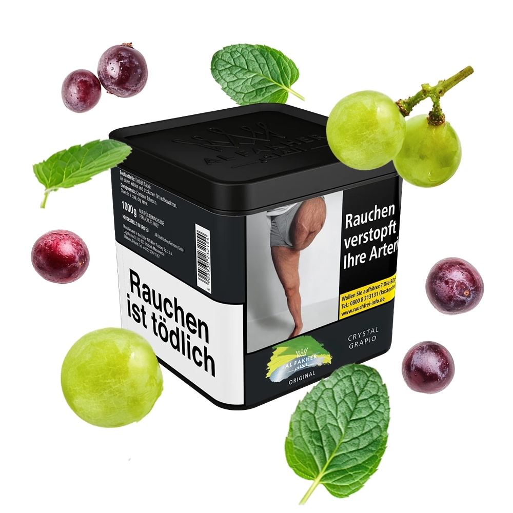 Al Fakher Tobacco 1kg - Crystal Grapio