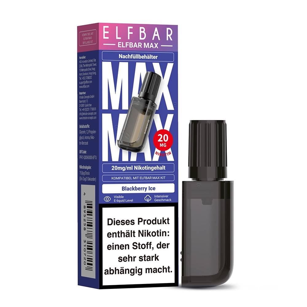 Elfbar Max Pod - Blackberry Ice