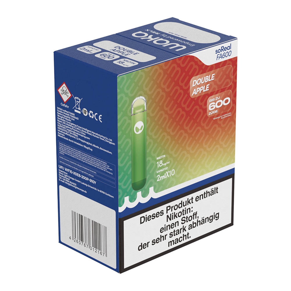 Waka soREAL FA600 Vape - Double Apple