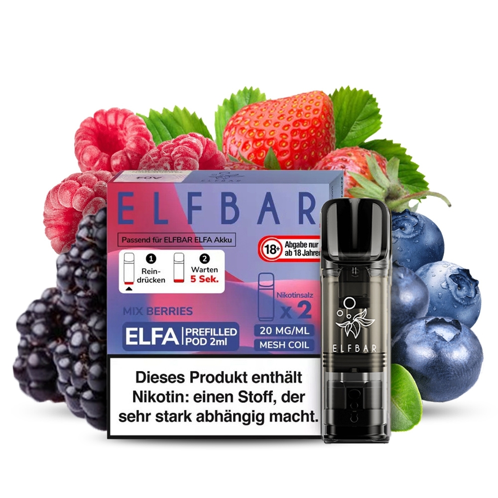 Elfbar ELFA POD (2stk) - Mix Berries 20mg