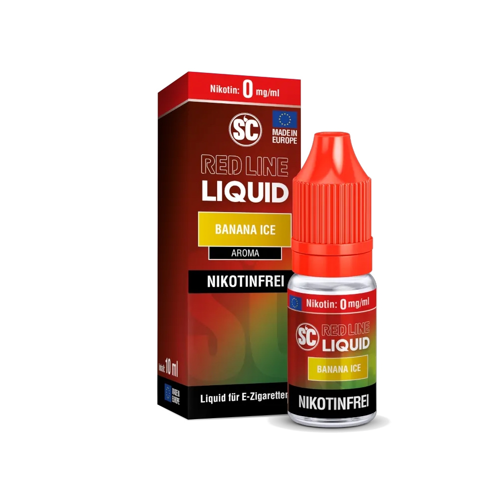 SC Red Line Liquid 0mg - Banana Ice