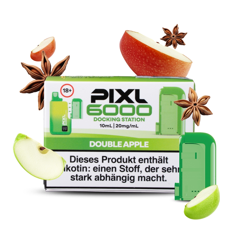 PIXL 6000 Pod - Double Apple 20mg