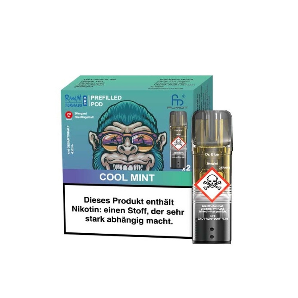 RandM Tornado Pods (2stk) 20mg - Cool Mint