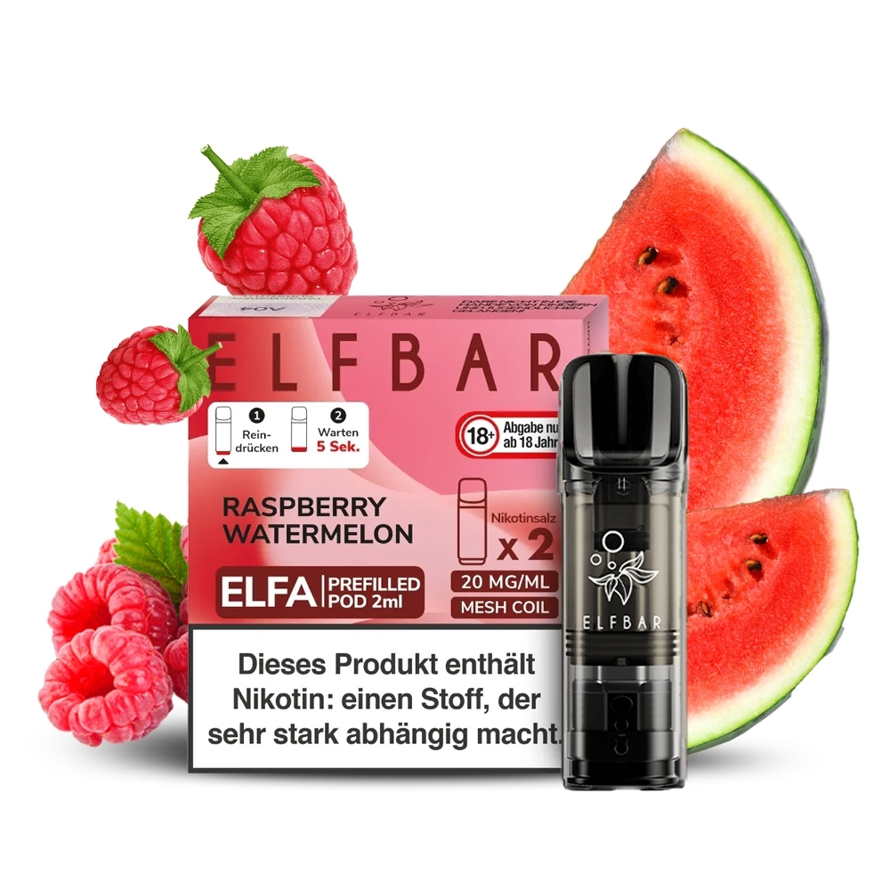 Elfbar ELFA POD (2stk) - Raspberry Watermelon 20mg