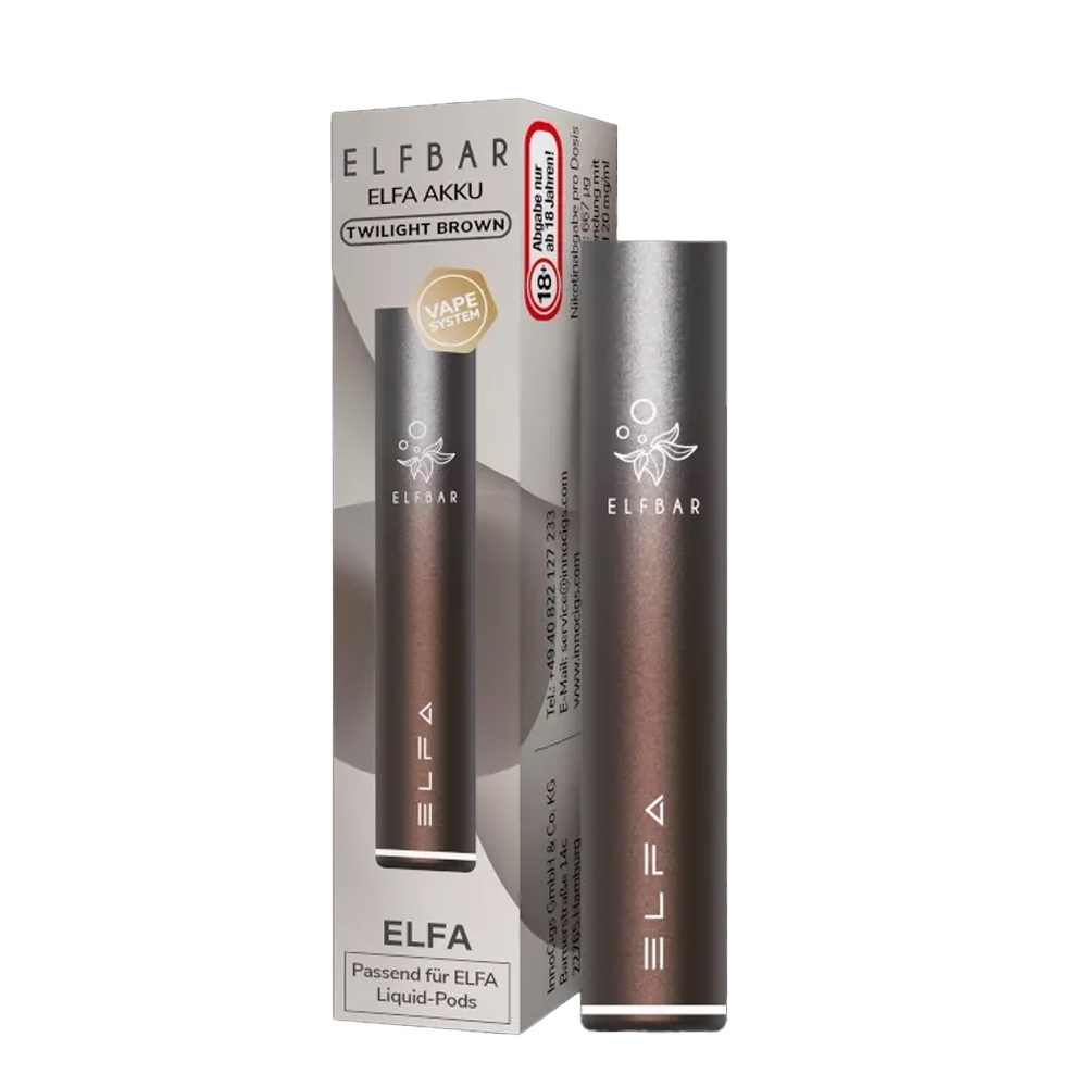 Elfbar ELFA Basisgerät - Twilight Brown - Bundle