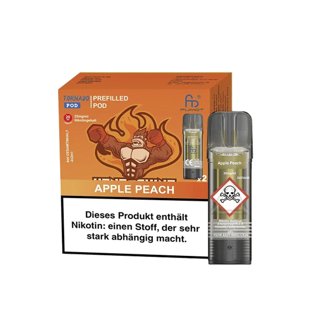 RandM Tornado Pods (2stk) 20mg - Apple Peach