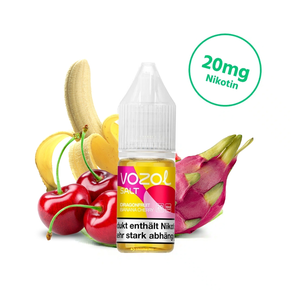 Vozol Liquid Nic Salt 20mg - Dragonfruit Banana Cherry