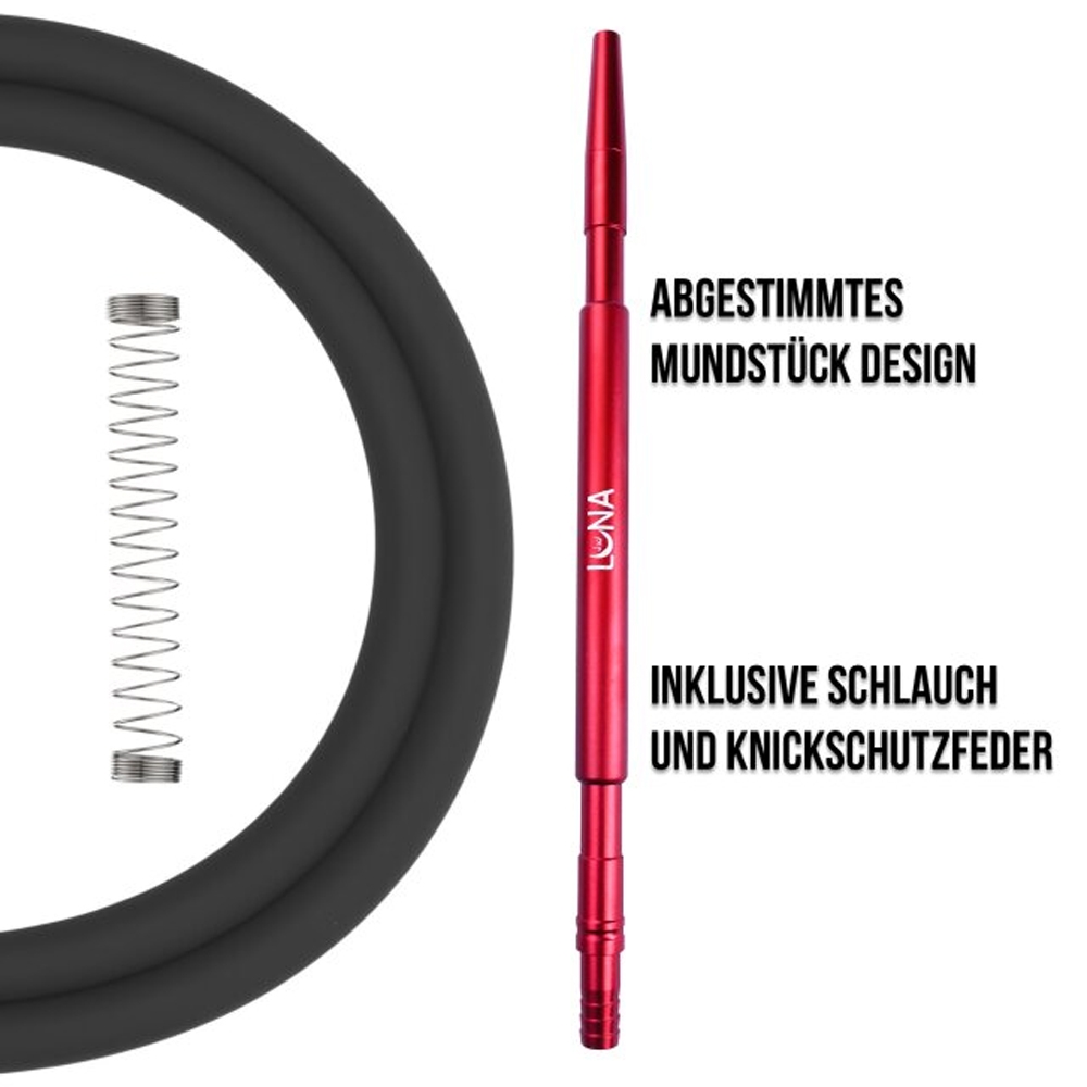 Luna Hookah Minima 2.0 - Rot