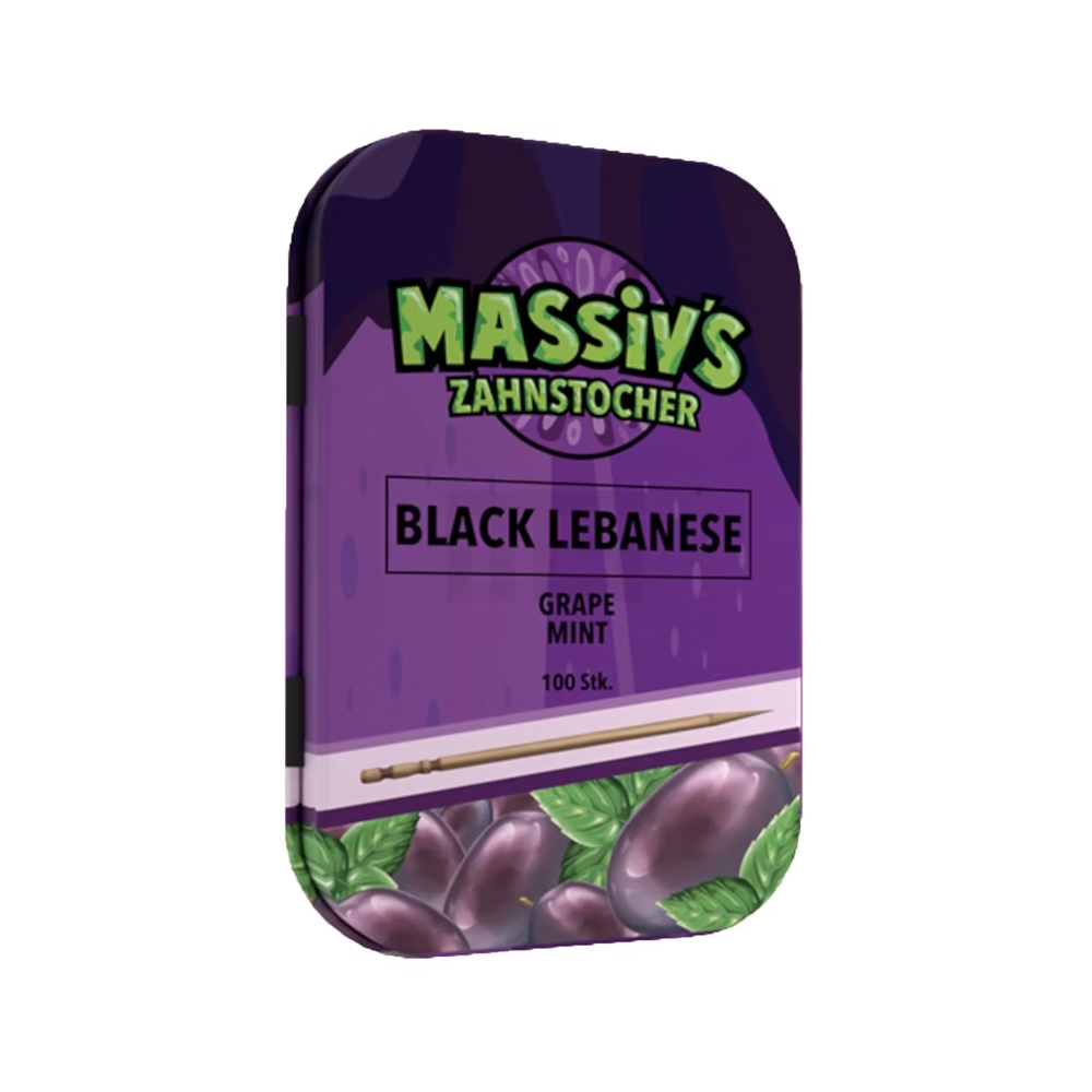 Massiv´s Zahnstocher - Black Lebanese