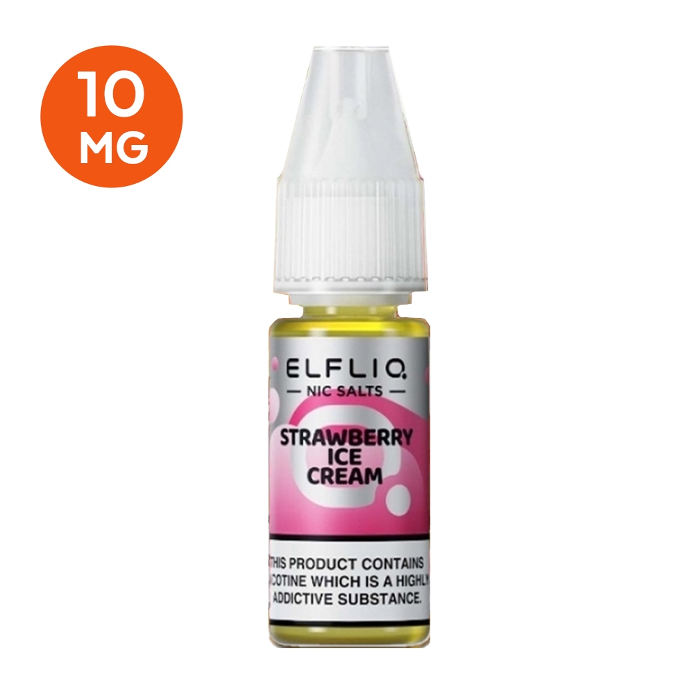 ELFLIQ Nikotinsalz Liquid 10mg - Strawberry Ice Cream