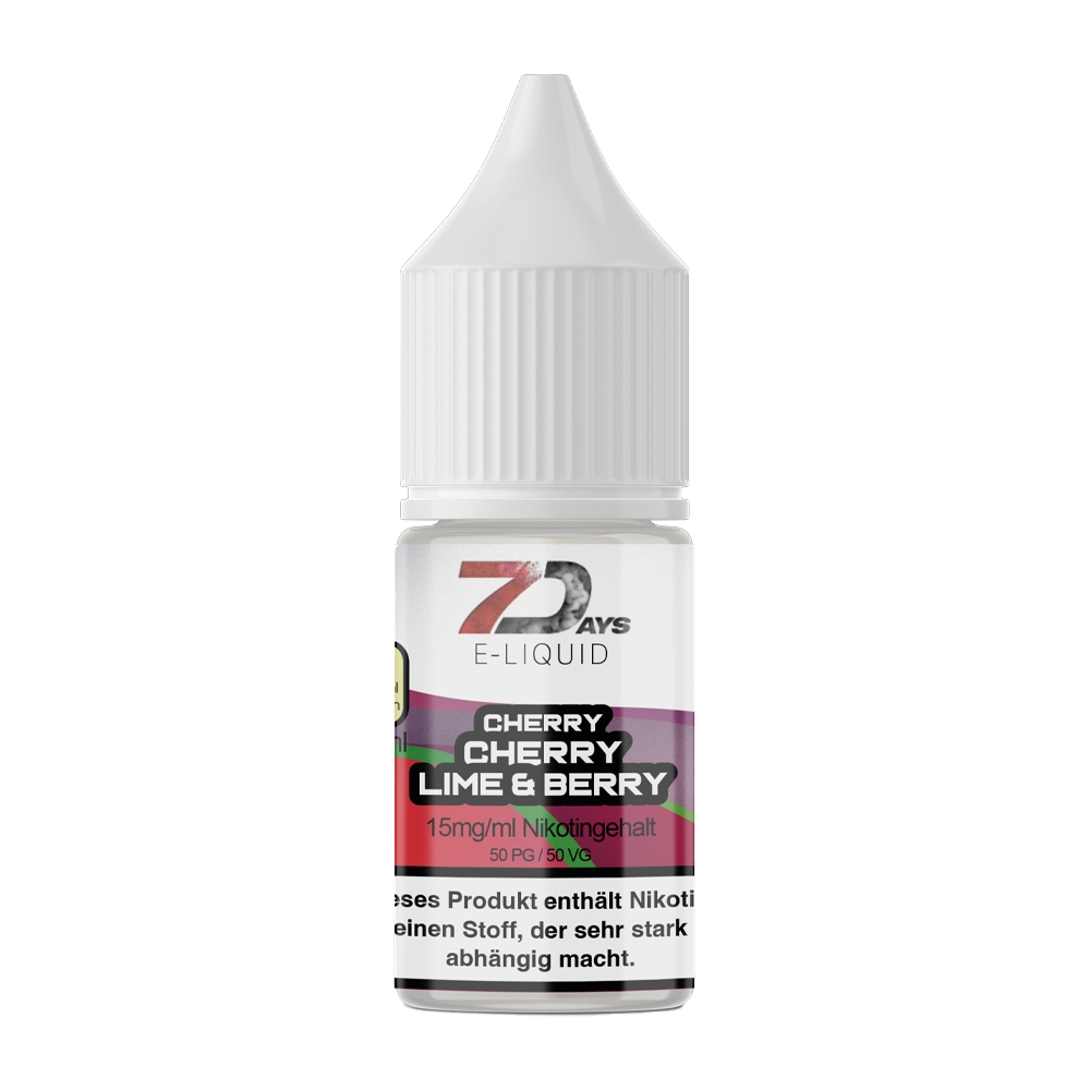 7 Days Liquid 15mg - Cherry, Cherry, Lime and Berry