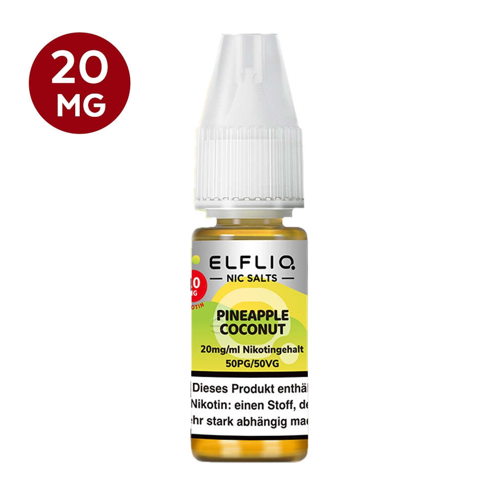 Elfbar Elfliq - Pineapple Coconut 20mg - Nikotinsalz Liquid