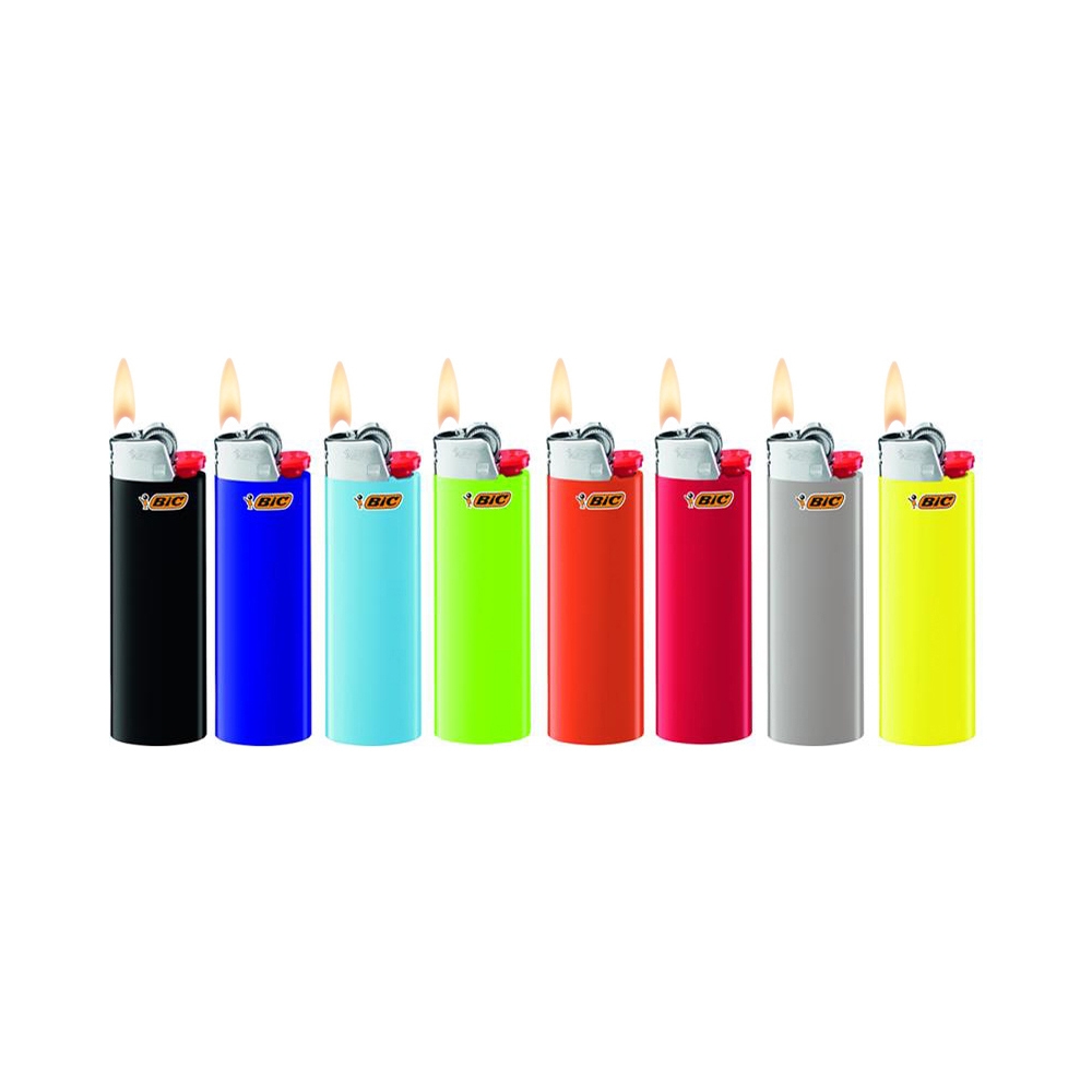 BIC Maxi J26 Reibrad Feuerzeug Bunt