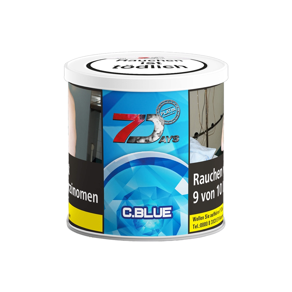 7 Days Tabak Platin 200g - C.Blue