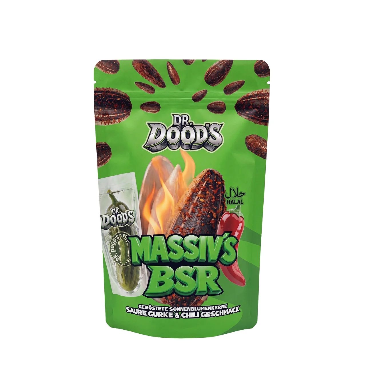 Dr. Doods Massiv`s BSR Sonnenblumenkerne 100g - Saure Gurke Chili