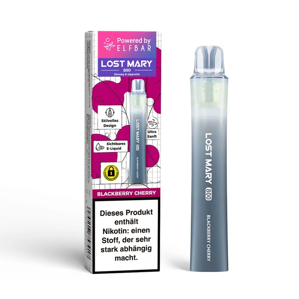 Elfbar Lost Mary LM800 E-Shisha 20mg - Blackberry Cherry