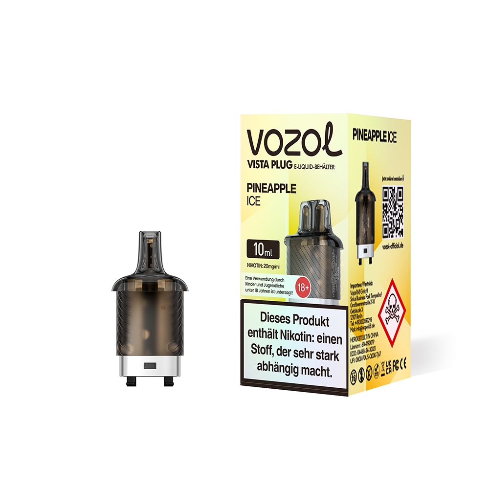Vozol Vista Plug Pod 10ml - Pineapple Ice
