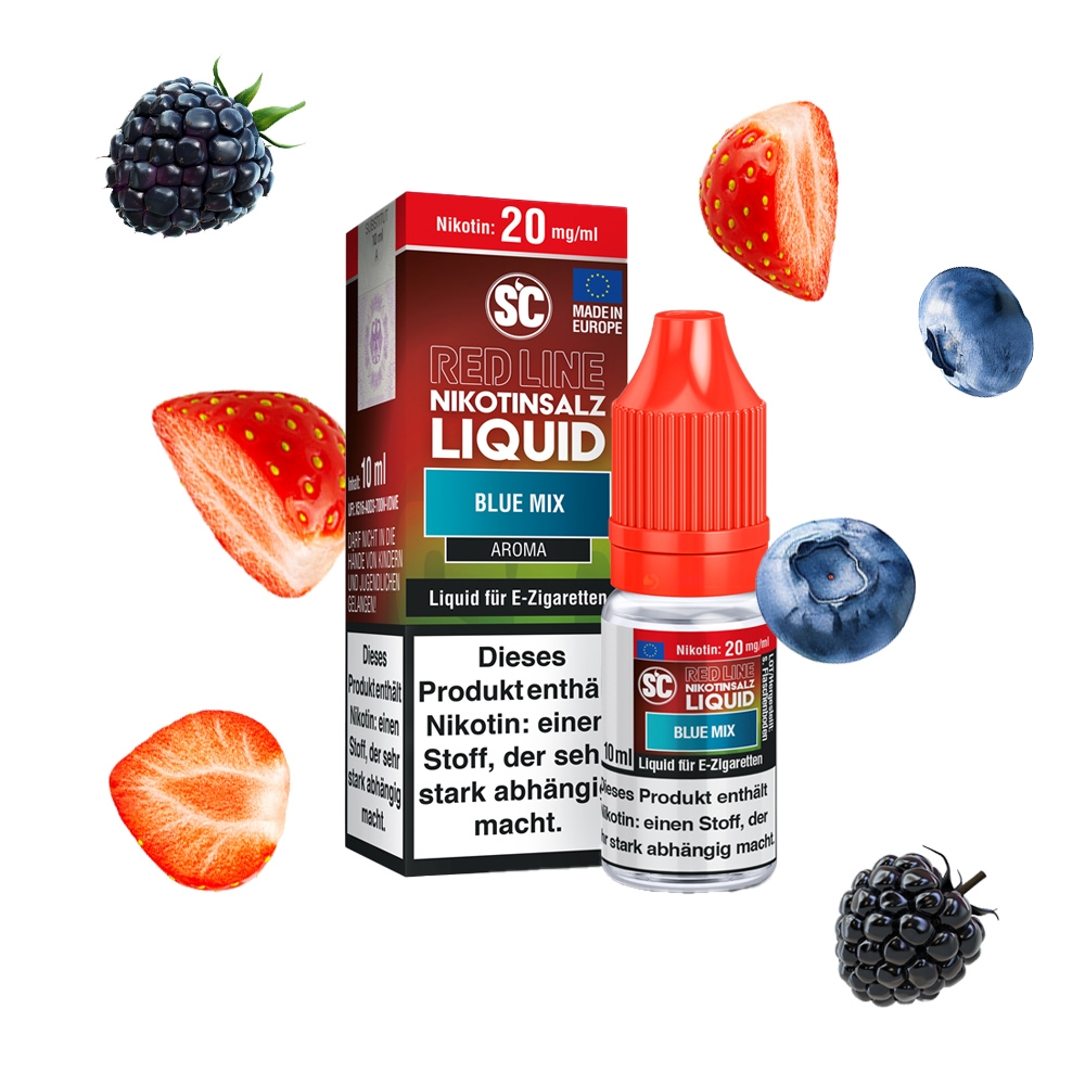 SC Red Line Nikotinsalz Liquid 20mg - Blue Mix