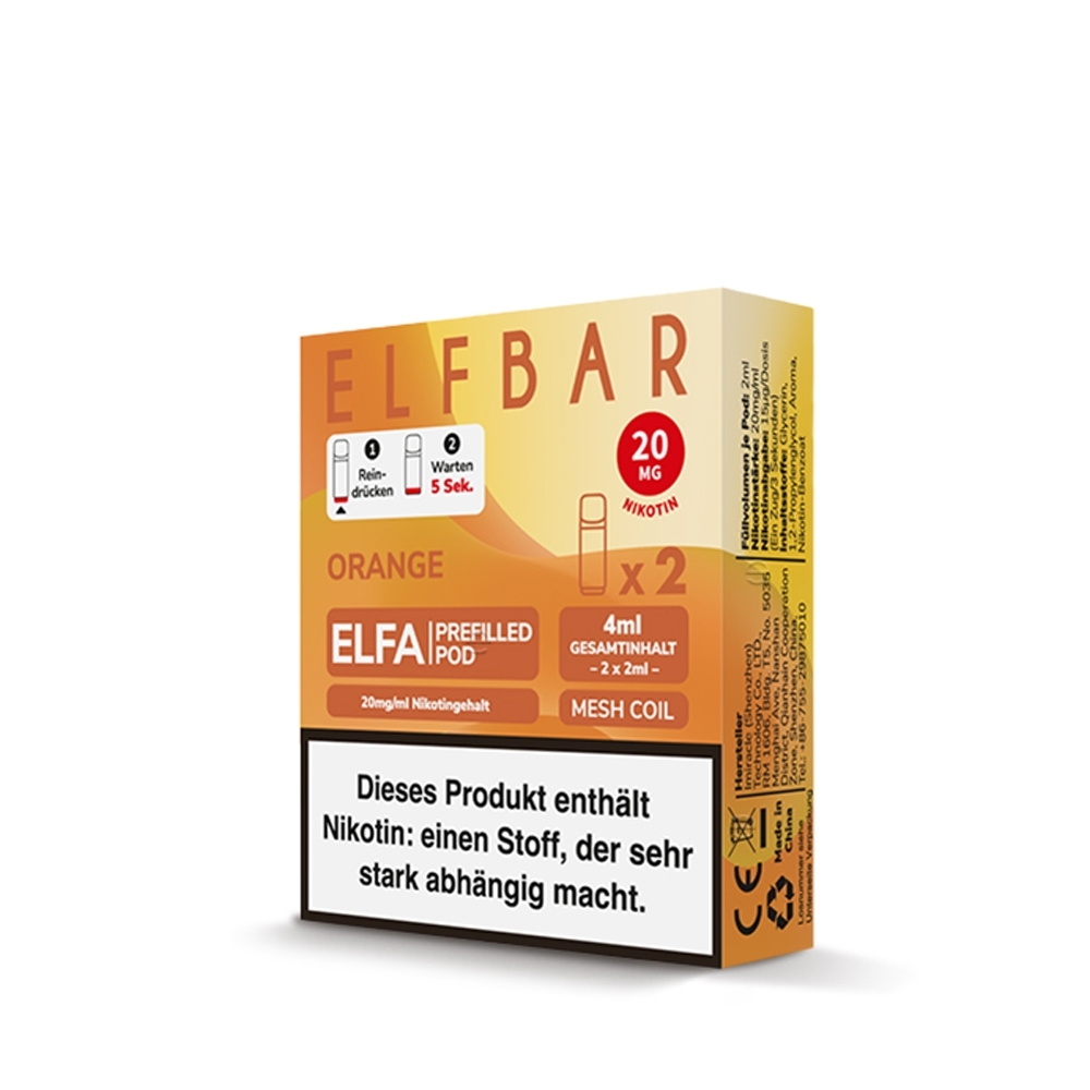 Elfbar ELFA POD (2stk) - Orange 20mg