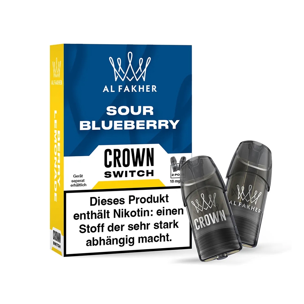 Al Fakher Crown Switch Pod (2er Pack) - Sour Blueberry