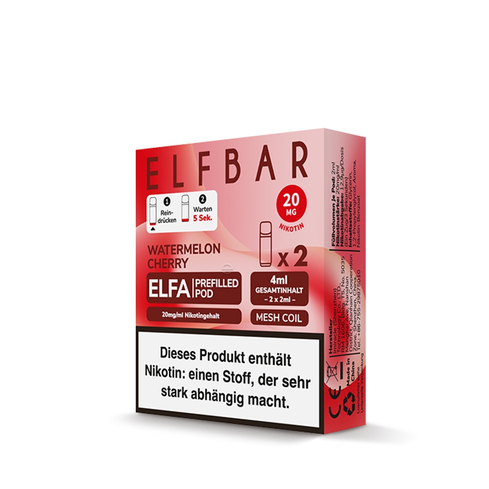 Elfbar ELFA POD (2stk) - Watermelon Cherry 20mg